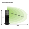 Stellar Black Deluxe Area Heater - Image 3
