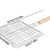 BBQ Grill basket w/Handle - Image 3