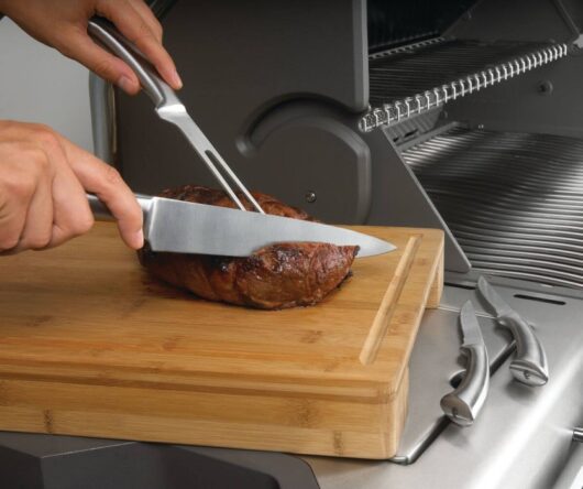 Cutting Board with Stainless Steel Bowls - Image 4