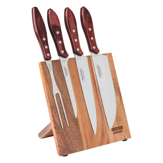 Churrasco Barbecue Knife Block, 5Pc - Image 2